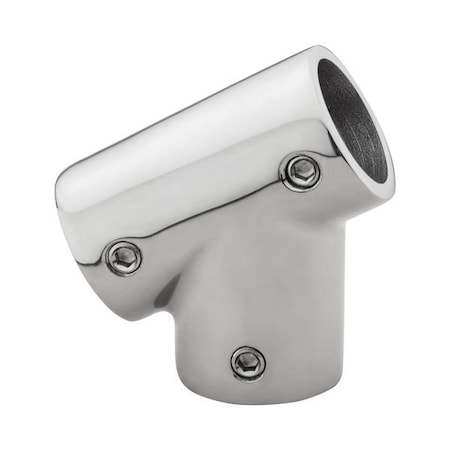 Whitecap CP/Zamac 60 Degree Tee Rail Fitting S-1441C